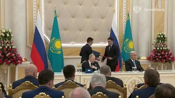 Список документов, подписанных по итогам состоявшихся переговоров Президента Российской Федерации и Президента Республики Казахстан: