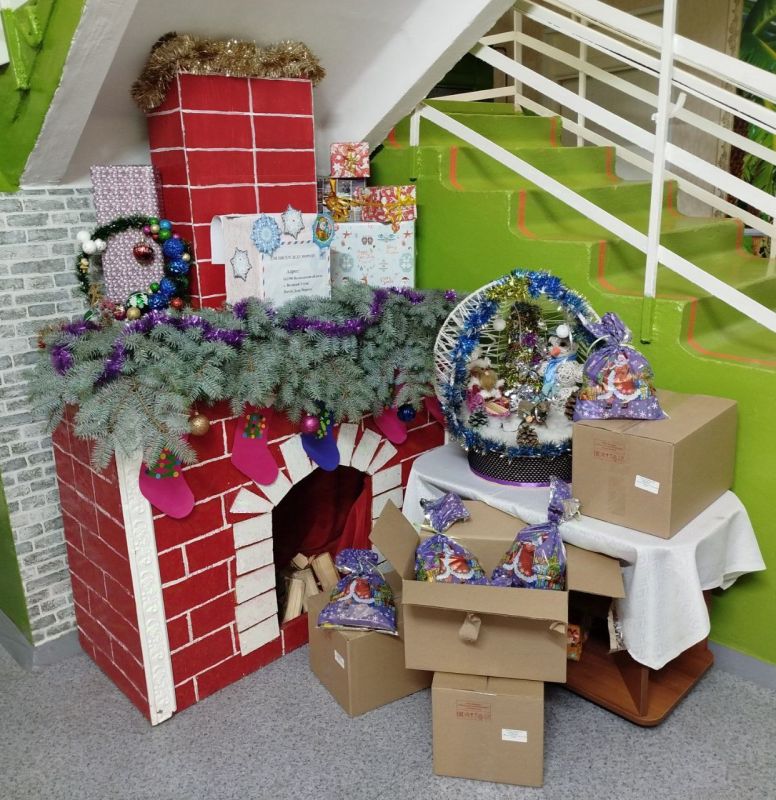 Детский сад «Калинка» благодарит шефов из Пензенской области за новогодние подарки