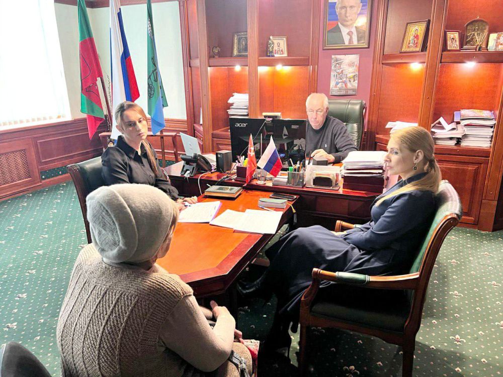 Анна Хорошун: Глава Бердянска Александр Сауленко провёл очередной личный приём граждан