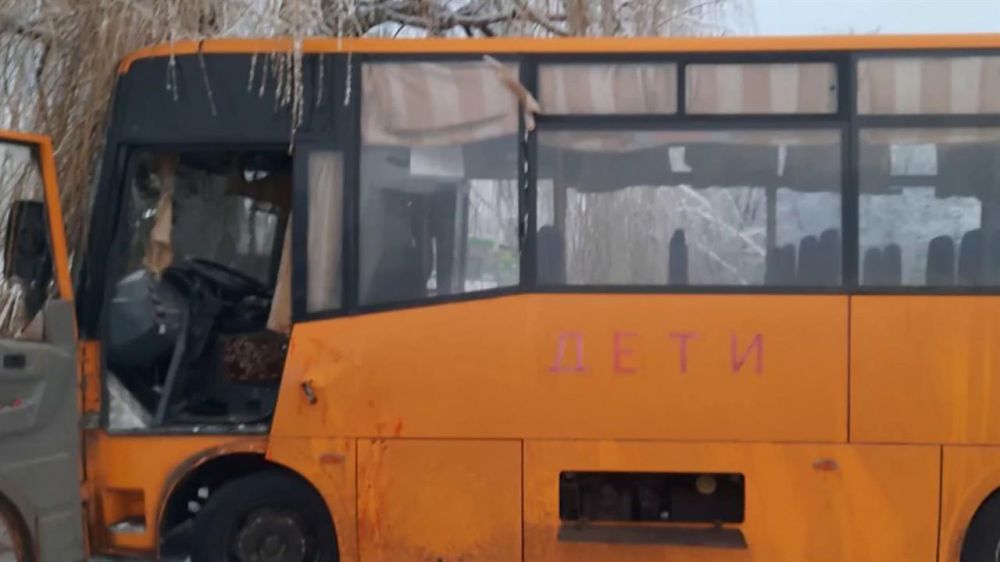 ВСУ атаковали школьный автобус в Запорожье