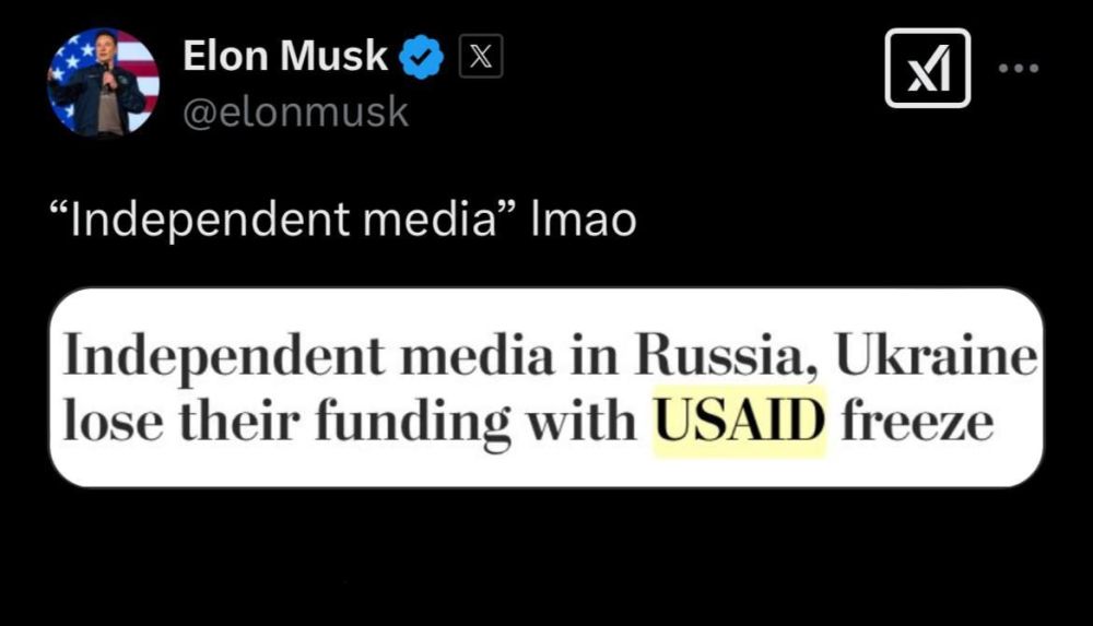 Илон Маск посмеялся с "независимости" СМИ, которые финансировались USAID