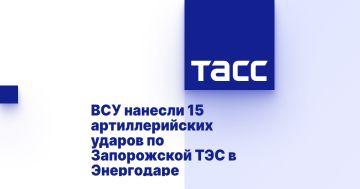 ВСУ нанесли 15 артиллерийских ударов по Запорожской ТЭС в Энергодаре