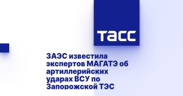 ЗАЭС известила экспертов МАГАТЭ об артиллерийских ударах ВСУ по Запорожской ТЭС