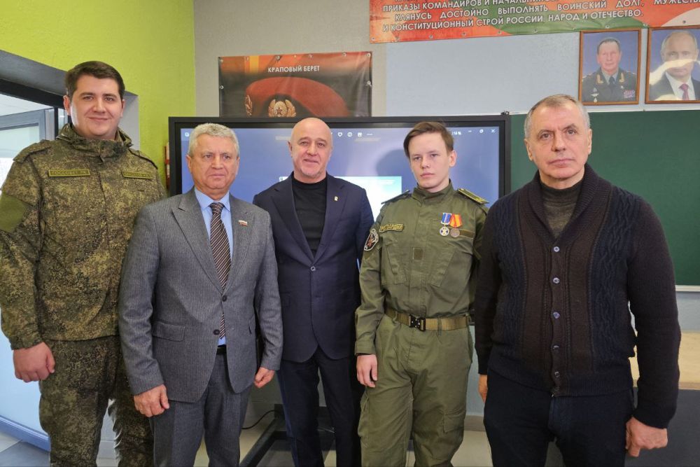 Владимир Константинов: Один из развивающихся объектов Запорожской области — школа №15 имени российского генерала, родоначальника Росгвардии, графа Евграфа Федотовича Комаровского