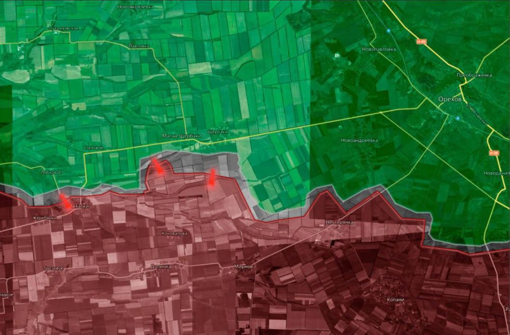 «На Запорожском направлении российские силы ведут штурмовые действия в районе Пятихаток, также зафиксировано их присутствие в районе Степного, где они предприняли попытку выхода к автодороге и закрепления на ней