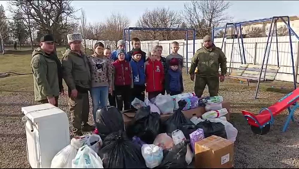 Кубанские казаки доставили гуманитарную помощь в Запорожскую область