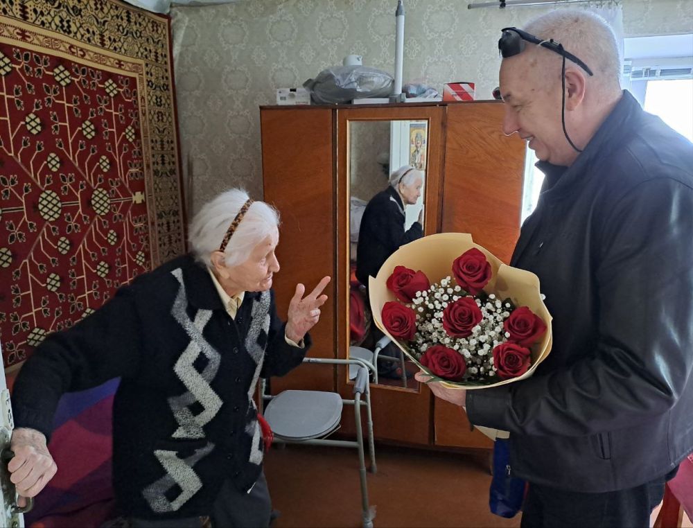 Жительница Бердянска отмечает сегодня 102-й День рождения