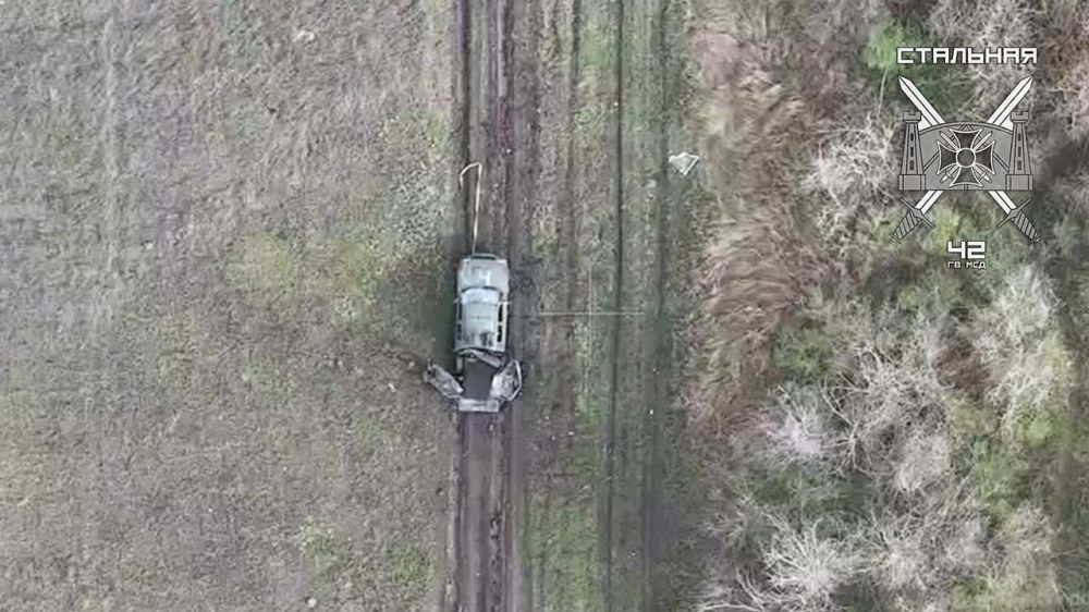 На Ореховском направлении бойцы 70-го гвардейского полка заметили автомобиль ВСУ