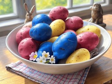 Американцы готовятся раскрашивать картофель к Пасхе из-за цен на яйца