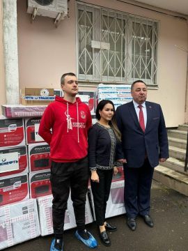 Столичные активисты «Волонтерской Роты» отправили компьютеры для медицинских учреждений Мелитополя