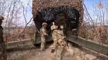 Расчет гаубицы «Мста-Б» 42-й мотострелковой дивизии группировки «Днепр» уничтожил наблюдательный пункт с личным составом ВСУ в Запорожской области