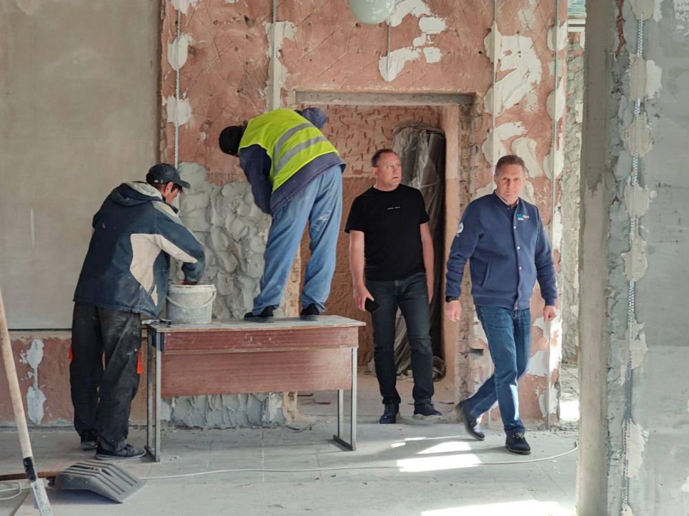 Специалисты Пензенской области продолжают строительные работы в подшефных округах Запорожской области