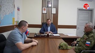 Губернатор Запорожской области Евгений Балицкий провёл встречу с секретарем Краснодарского регионального отделения партии «Единая Россия», председателем Законодательного Собрания Краснодарского края Николаем Гриценко