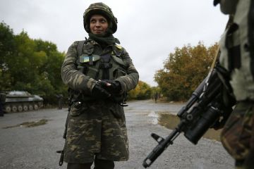 Яворивский ТЦК поставил на воинский учет девушку из Запорожья