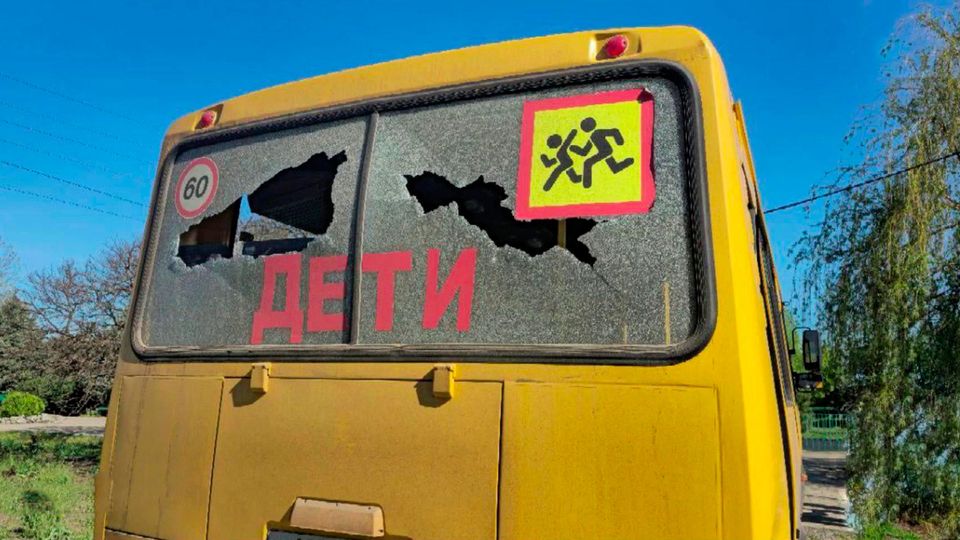 В Запорожской области при обстреле школьного автобуса пострадал ребенок