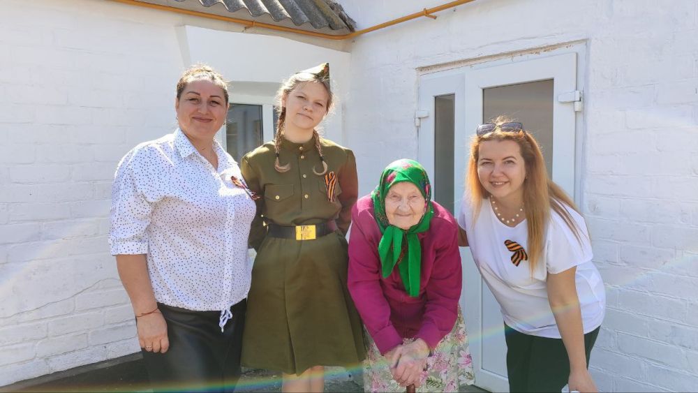 В Плодородном прошла акция, посвящённая предстоящему 80-летию Победы в Великой Отечественной войне