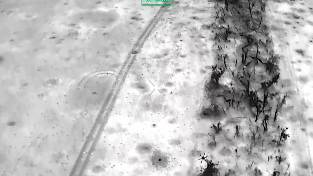 Минобороны России опубликовало уникальные кадры уничтожения вражеского гексакоптера «Баба Яга»