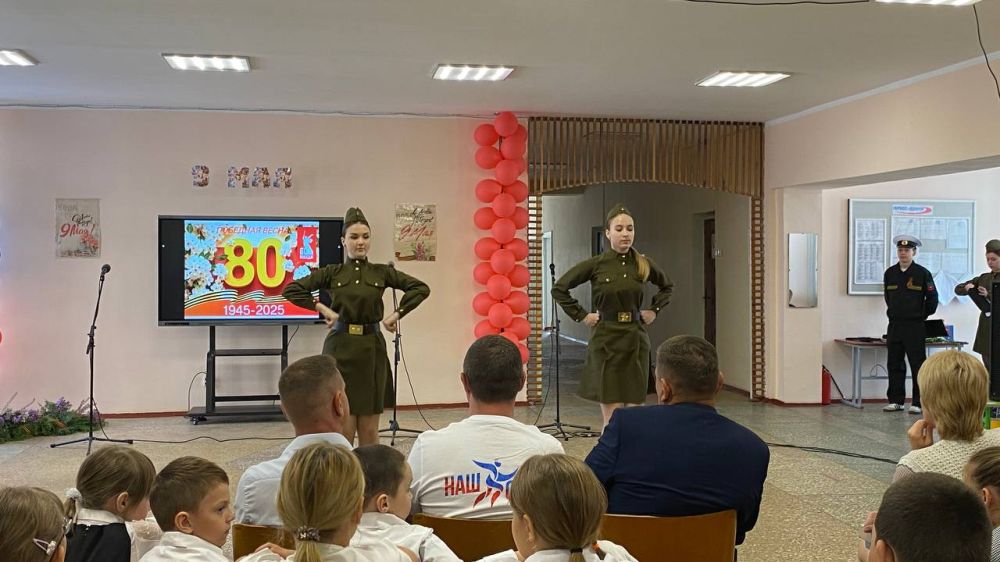 В Владимировской средней школе 30 состоялось праздничное событие, приуроченное к 80-й годовщине Победы в Великой Отечественной войне