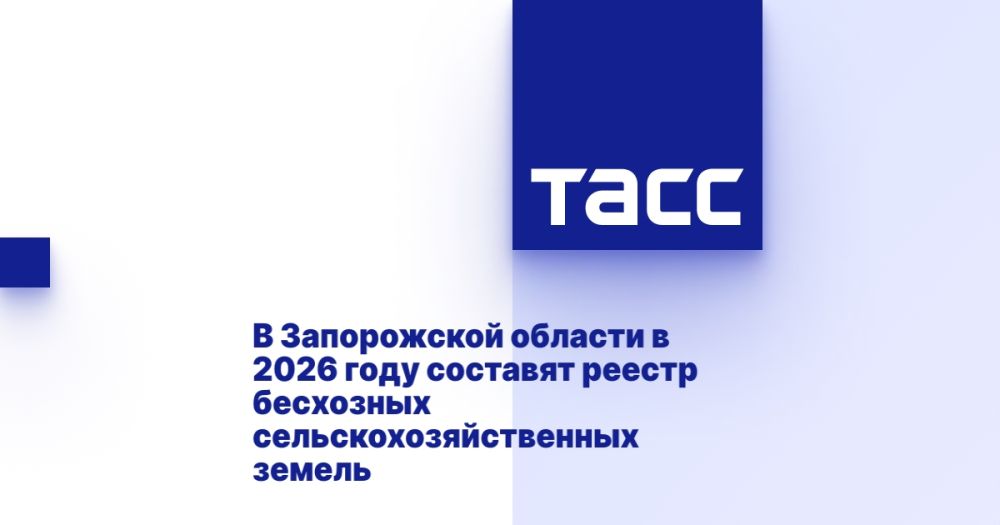В Запорожской области в 2026 году составят реестр бесхозных сельскохозяйственных земель