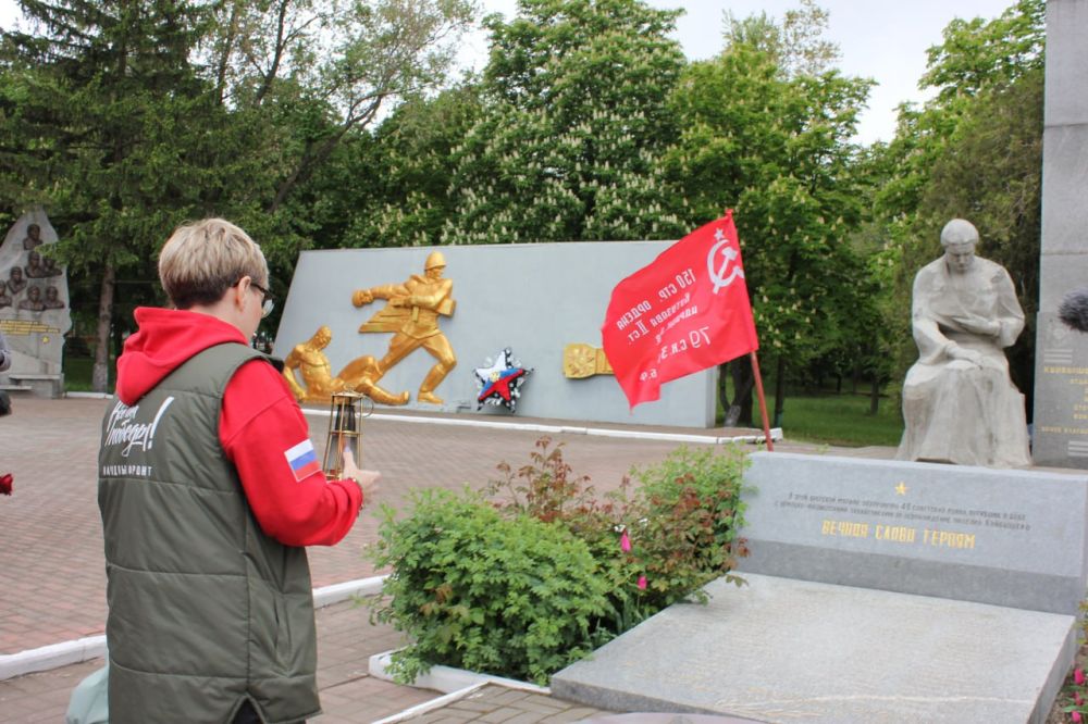 Огонь Памяти добрался до пгт Куйбышево