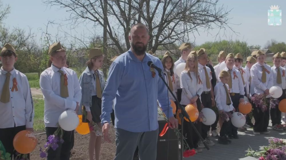 Открытие памятника «Родина-мать не забудет» в селе Андровка