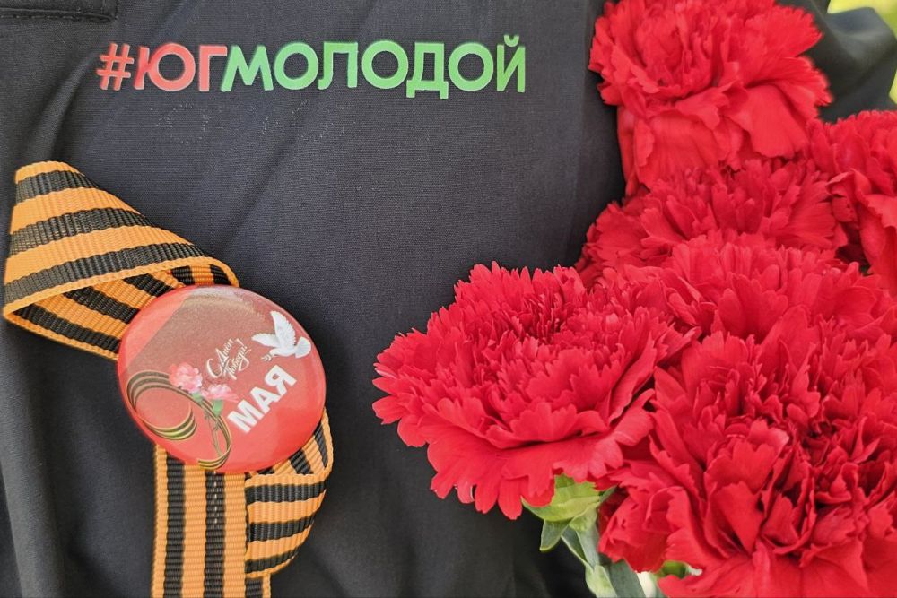 Активисты движения «ЮгМолодой» провели акцию памяти героев Великой Отечественной войны в честь 80-летия Победы