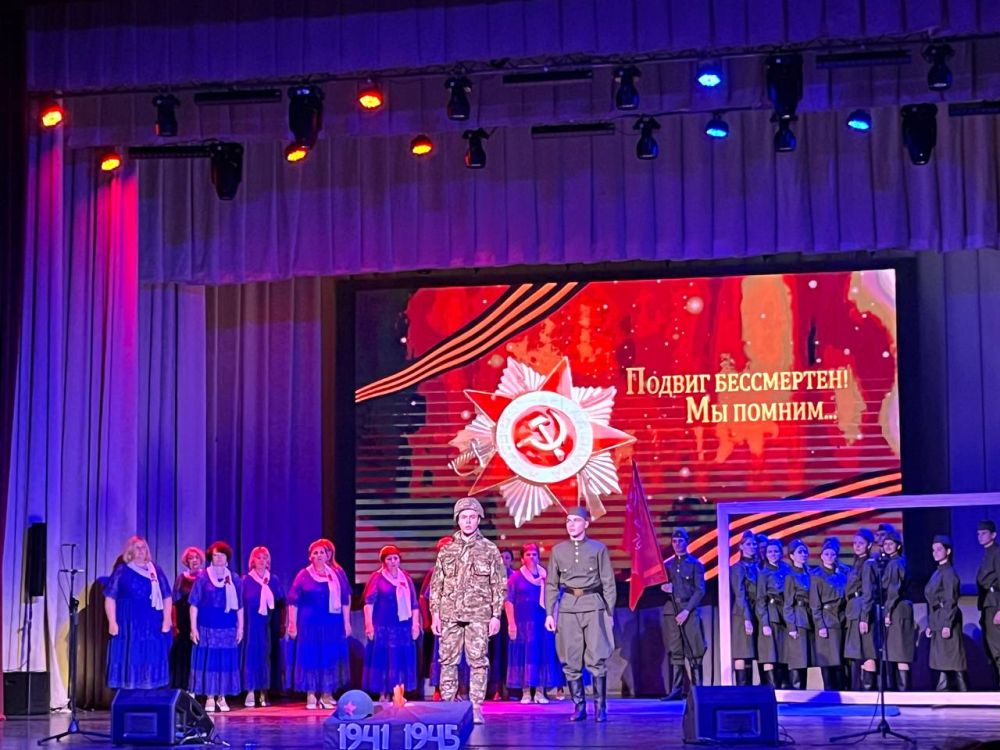 В Мелитополе состоялся музыкальный спектакль об освобождении городов от немецких захватчиков от Москвы до Берлина