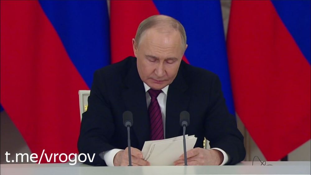 Владимир Рогов: Обращение Владимира Путина в тезисах - Часть 1
