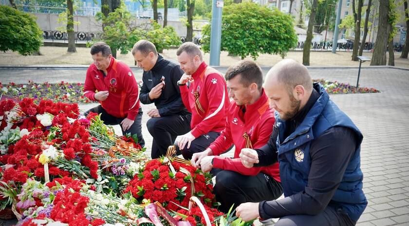 Футболисты Запорожской области почтили память павших воинов