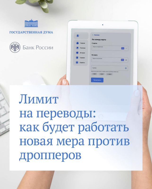 Лимит на переводы: как будет работать новая мера против дропперов