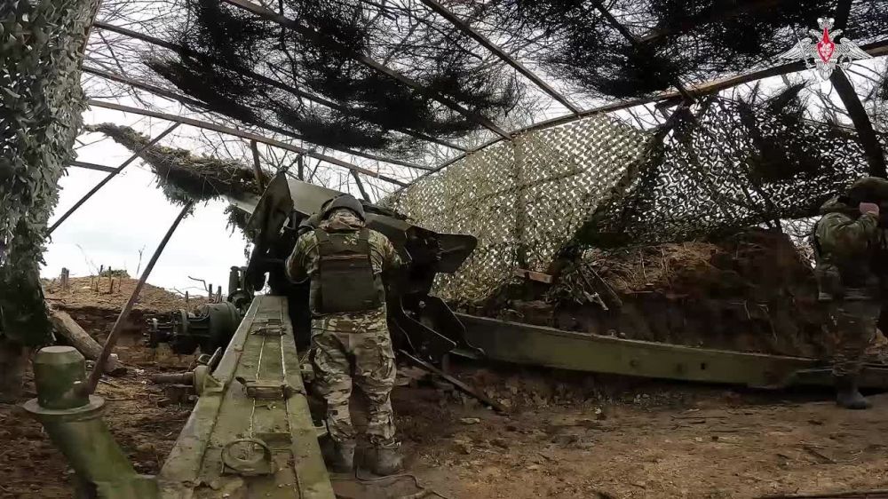 Неудержимая мощь орудий «Гиацинт-Б» группировки войск «Днепр» уничтожает объекты ВСУ