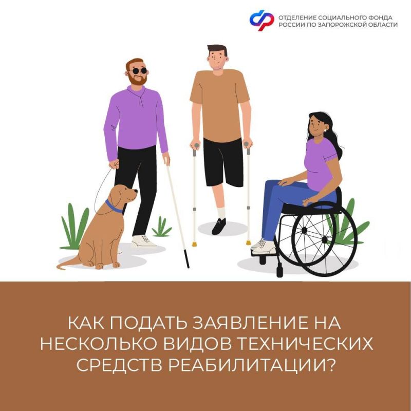 Можно ли подать заявление на несколько видов технических средств реабилитации