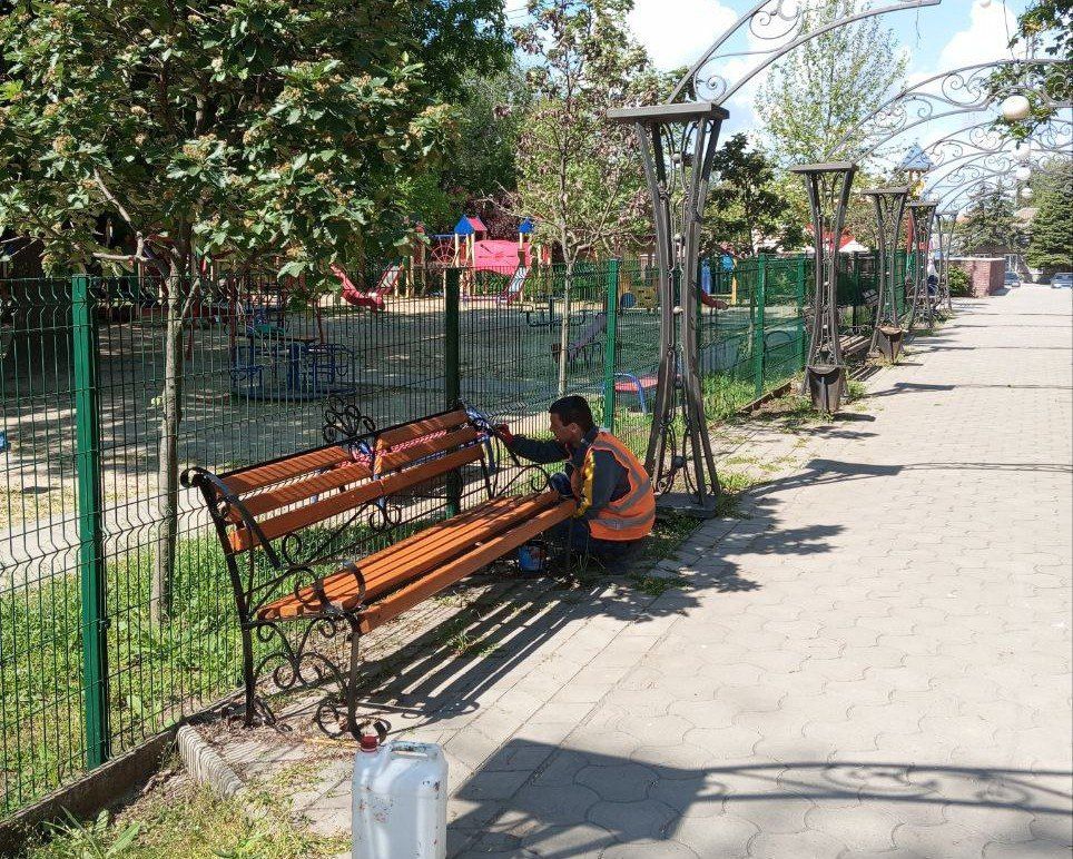 В Токмакском муниципальном округе прошел очередной общемуниципальный санитарный день