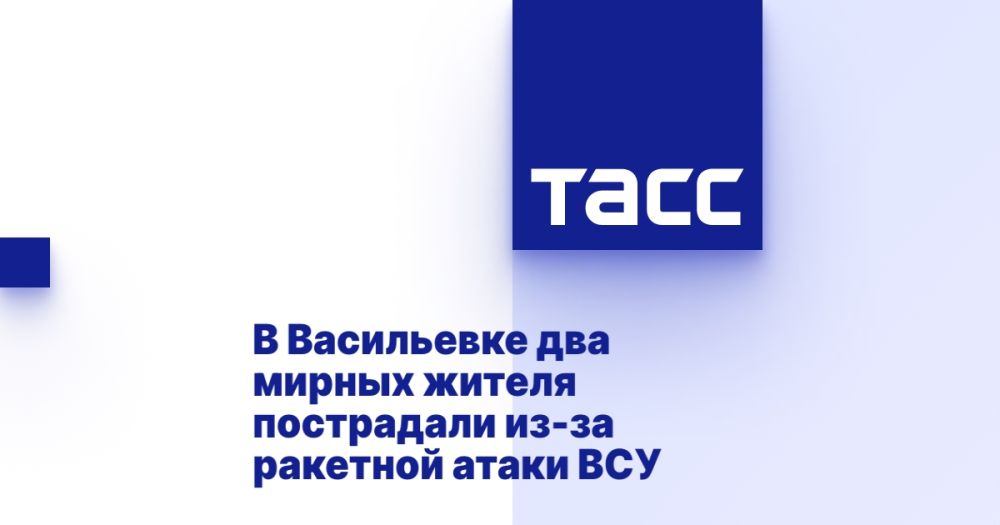 В Васильевке два мирных жителя пострадали из-за ракетной атаки ВСУ
