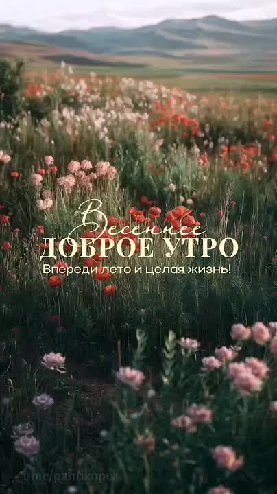 Доброе утро, всем прекрасной рабочей недели