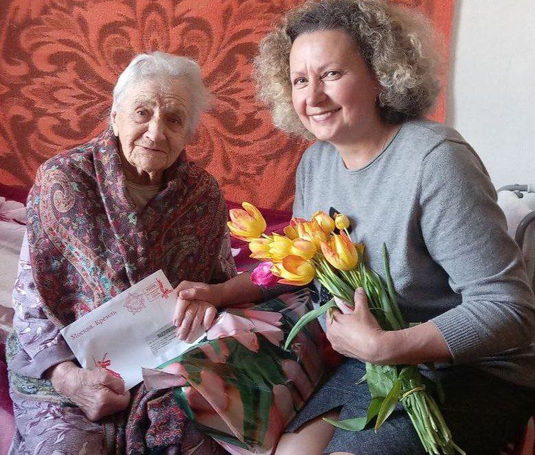К юбилею Великой Победы никто из участников войны, проживающих на территории Токмакского МО, не остался без внимания и подарков