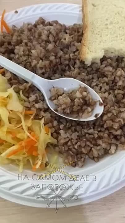 Гречка с червями — экзотическое меню в столовой Вагонного депо в городе Мелитополь