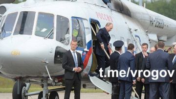 Владимир Рогов: Вертолёт Владимира Путина попал в эпицентр отражения атаки вражеских БпЛА на Курскую область