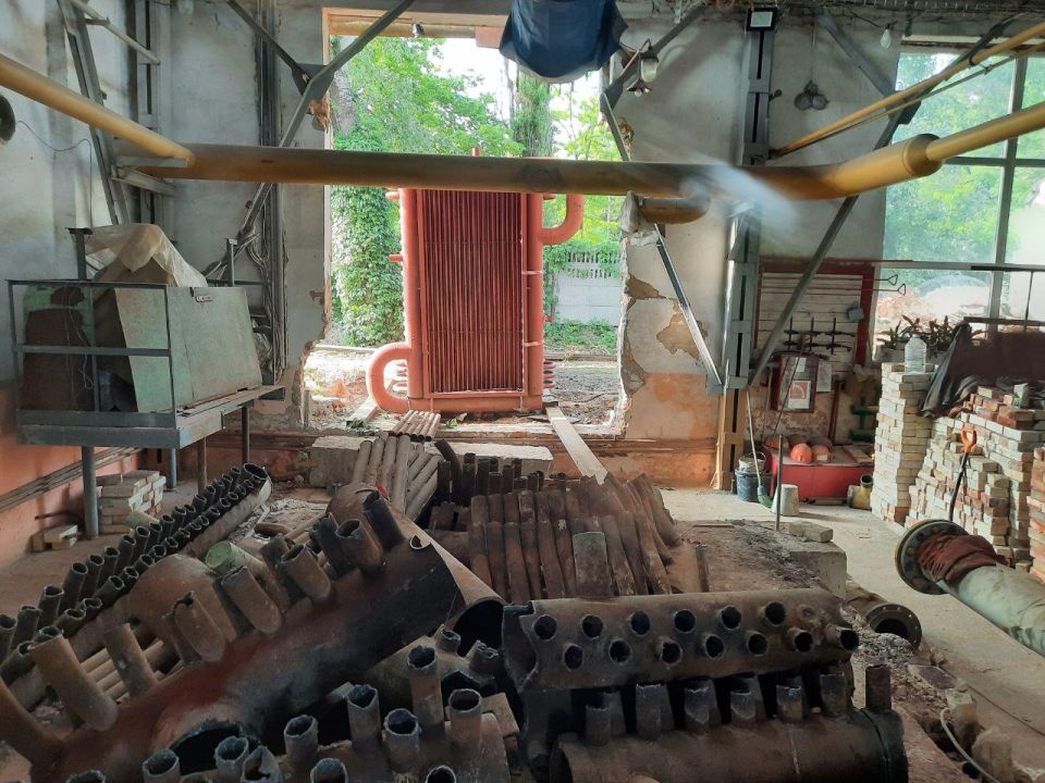 Продолжаются работы на котельной в Днепрорудном