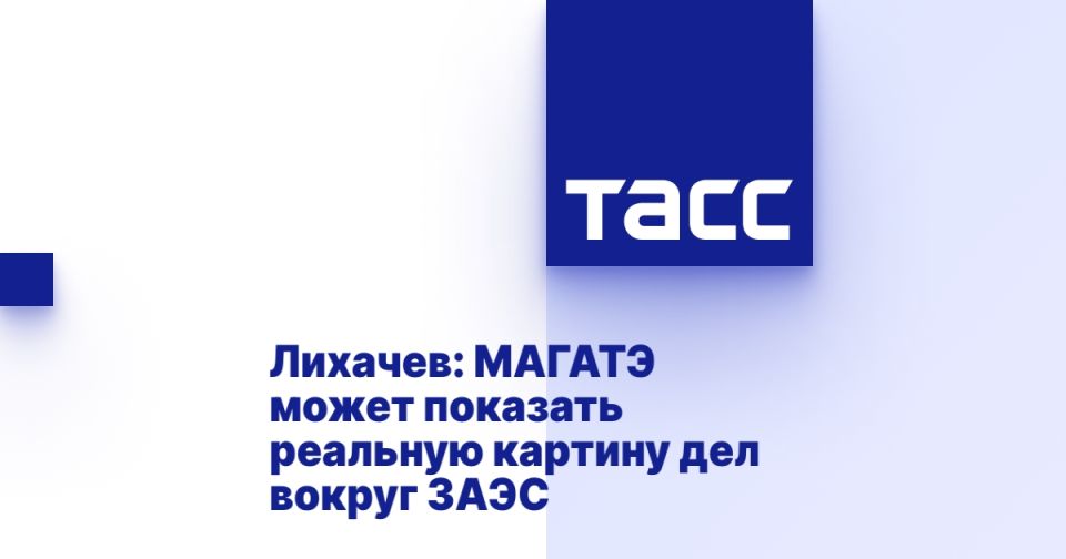Лихачев: МАГАТЭ может показать реальную картину дел