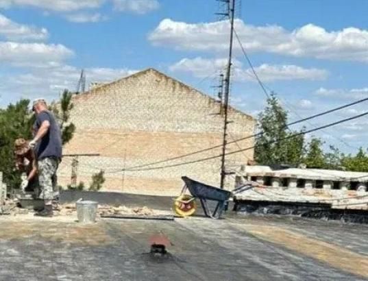 Бригада из Ингушетии продолжает восстановление инфраструктуры Молочанска