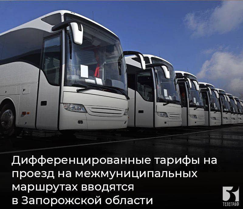 Дифференцированные тарифы на проезд и провоз багажа на межмуниципальных маршрутах вводятся в Запорожской области