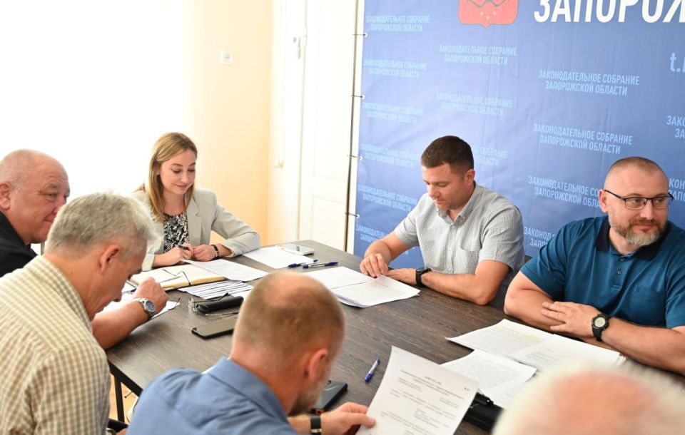 И.о. министра экономического развития Запорожской области Александр Ткаченко принял участие в заседании комитета Законодательного Собрания Запорожской области по бюджету и экономической политике