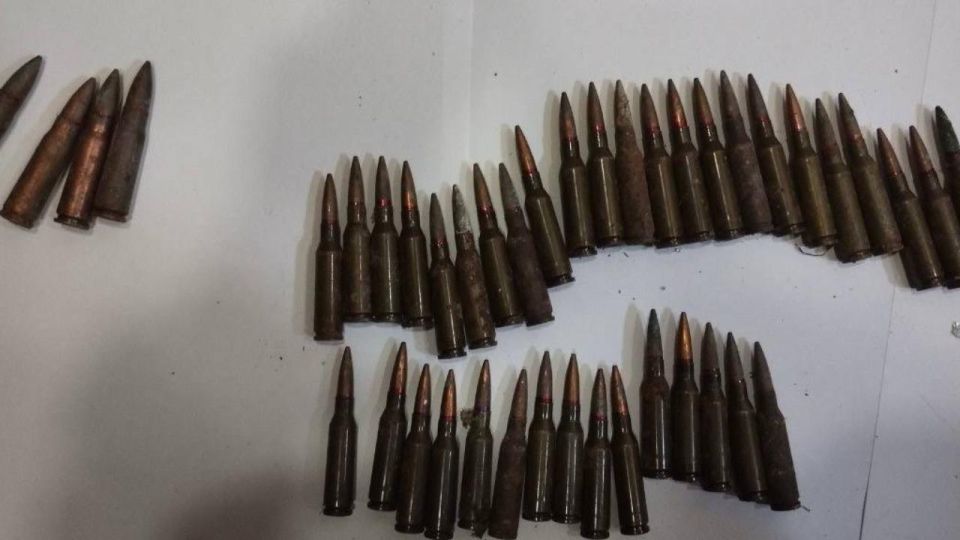 Запорожские полицейские изъяли из незаконного оборота патроны и противопехотную осколочную мину
