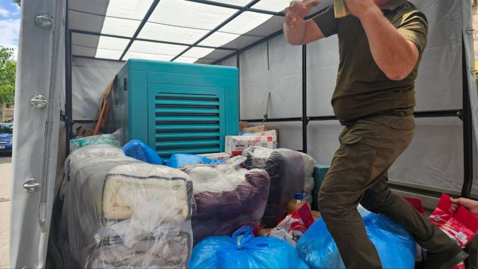 В Михайловский район Запорожской области доставили новую партию гуманитарной помощи из Дагестана