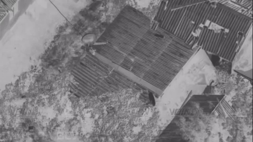 Огневое поражение опорных пунктов противника с личным составом огневыми средствами 38 гвардейской мотострелковой бригады 35 армии в районе Червоного на Гуляйпольском направлении