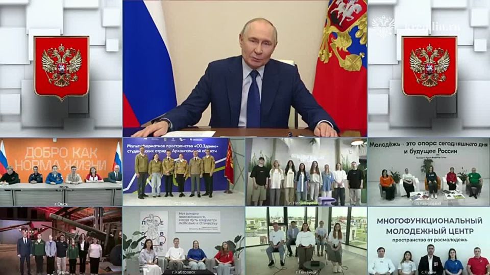 Владимир Рогов: Владимир Путин по видеосвязи принял участие в открытии молодёжных центров в российских регионах
