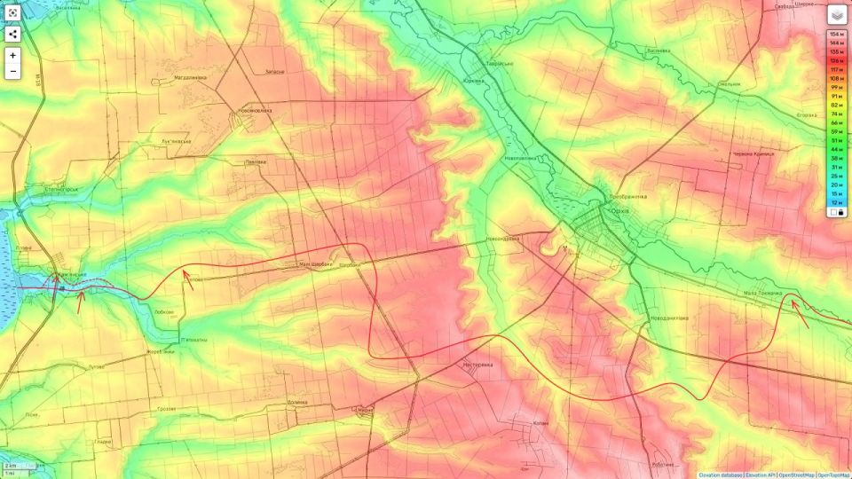 Ореховское направление на вечер 29.06.25: Каменское