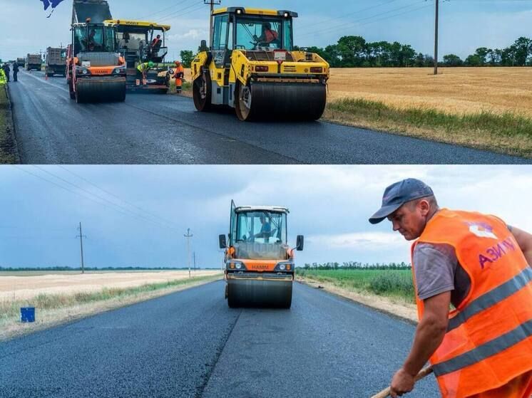 В Запорожской области ремонтируют трассу от Каменки-Днепровской до Веселого
