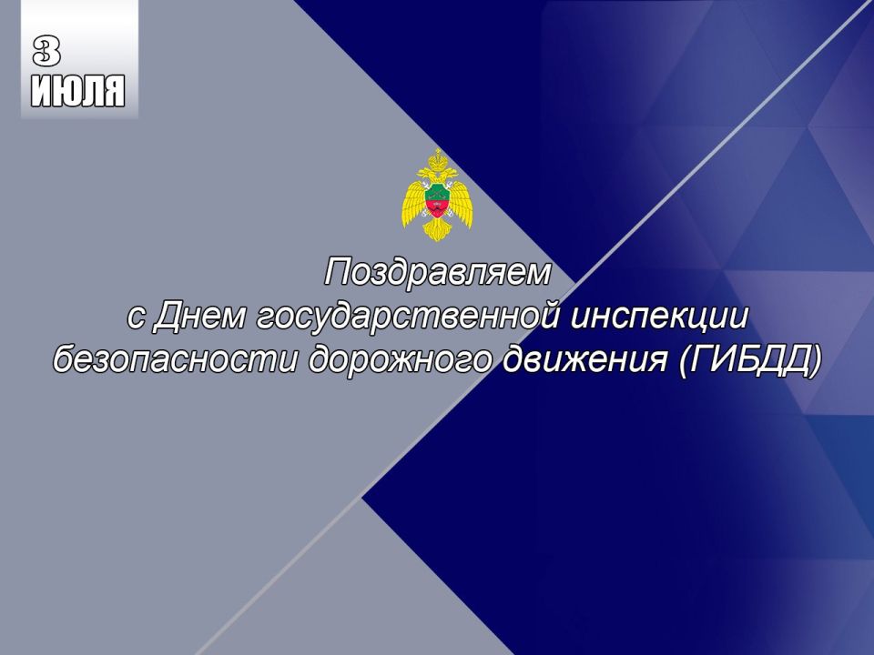 Коллектив МЧС России по Запорожской области поздравляют коллег с Днем государственной инспекции безопасности дорожного движения